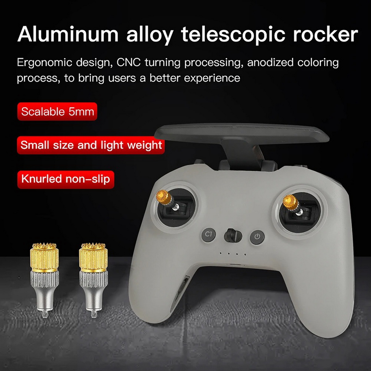 2PCS FPV Remote Controller Rad - Drone Control Stick ulasan dan harga