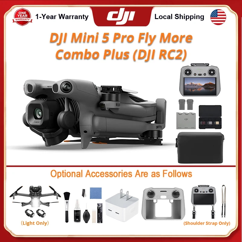 DJI Mini 5 Pro Fly More Combo  - Drone Strobe Light ulasan dan harga