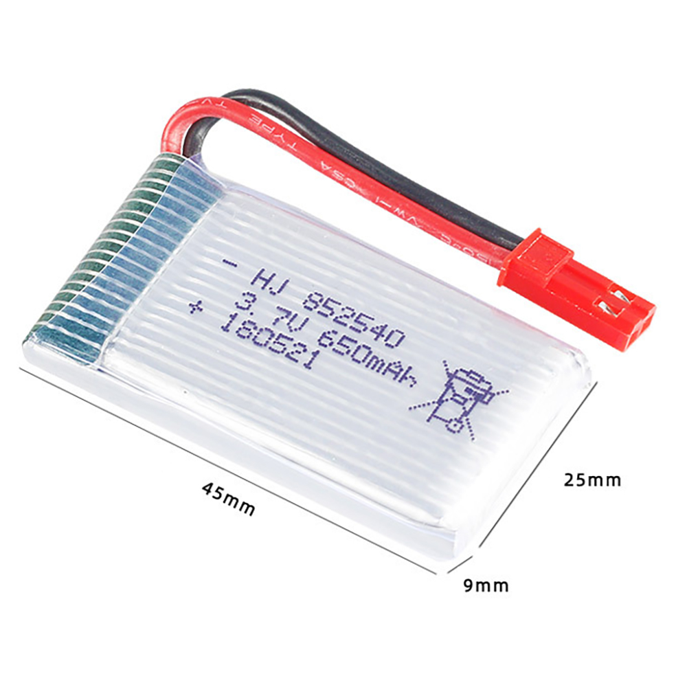 3.7v 650mAh 852540 Lipo Batter - Drone Battery Adapter ulasan dan harga