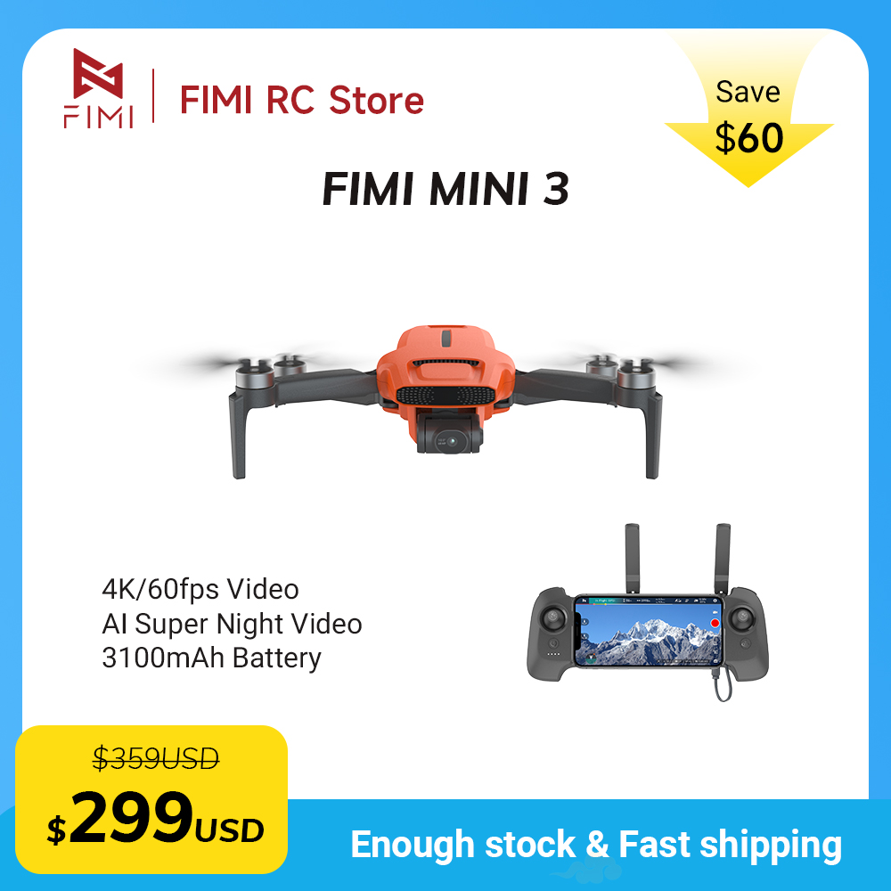 FIMI MINI 3 Camere Drone 4K 60 - Drone Remote Controller Lanyard ulasan dan harga
