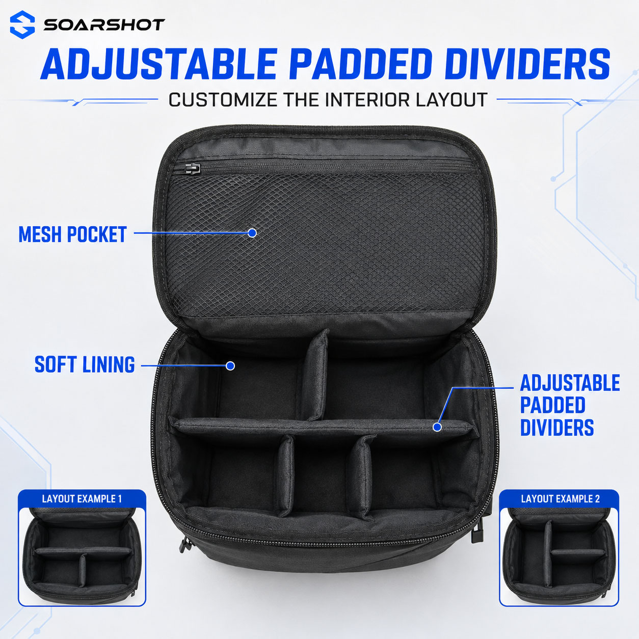 SOARSHOT Carrying Case for DJI - Drone Carrying Case ulasan dan harga